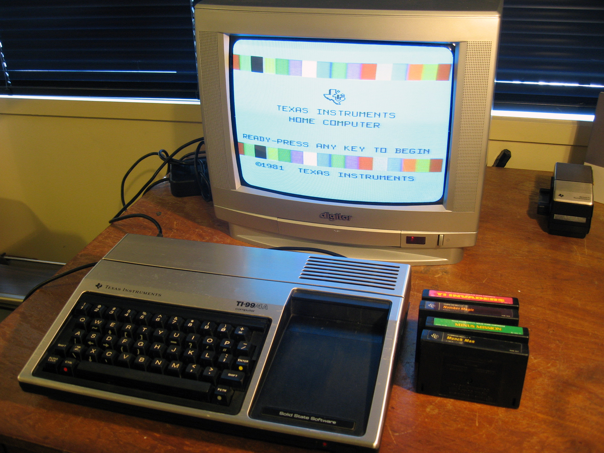 Eerste computer TI99/4A